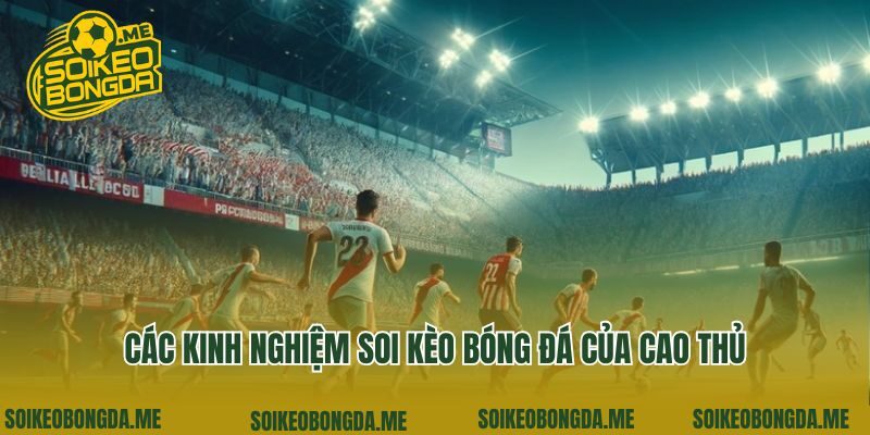 Các kinh nghiệm soi kèo bóng đá của cao thủ